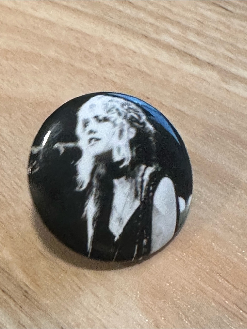 Black & White Portrait Brooch Pin - Women Jewelry